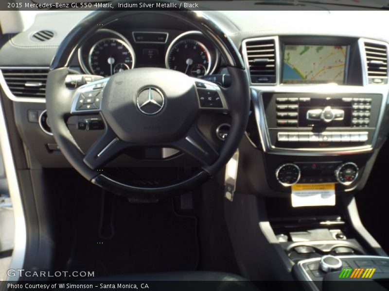 Iridium Silver Metallic / Black 2015 Mercedes-Benz GL 550 4Matic