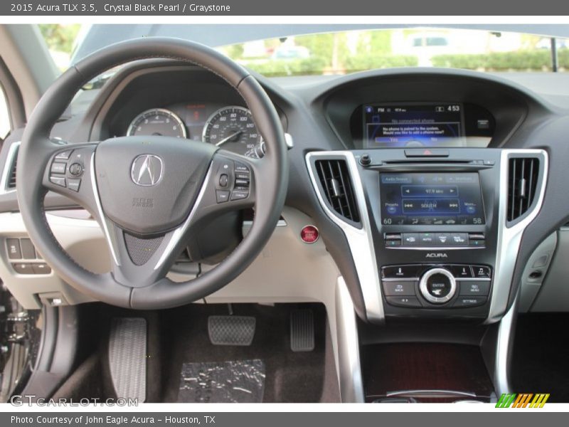 Crystal Black Pearl / Graystone 2015 Acura TLX 3.5