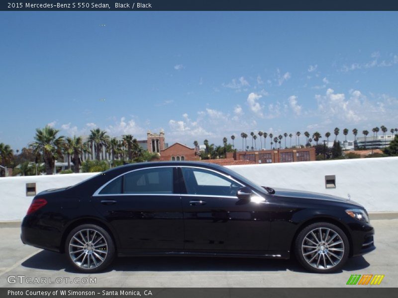 Black / Black 2015 Mercedes-Benz S 550 Sedan