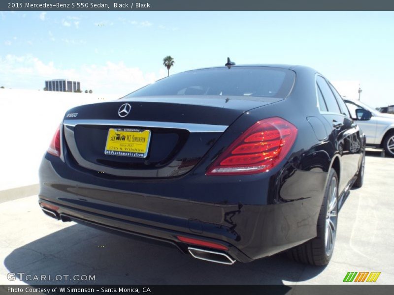 Black / Black 2015 Mercedes-Benz S 550 Sedan