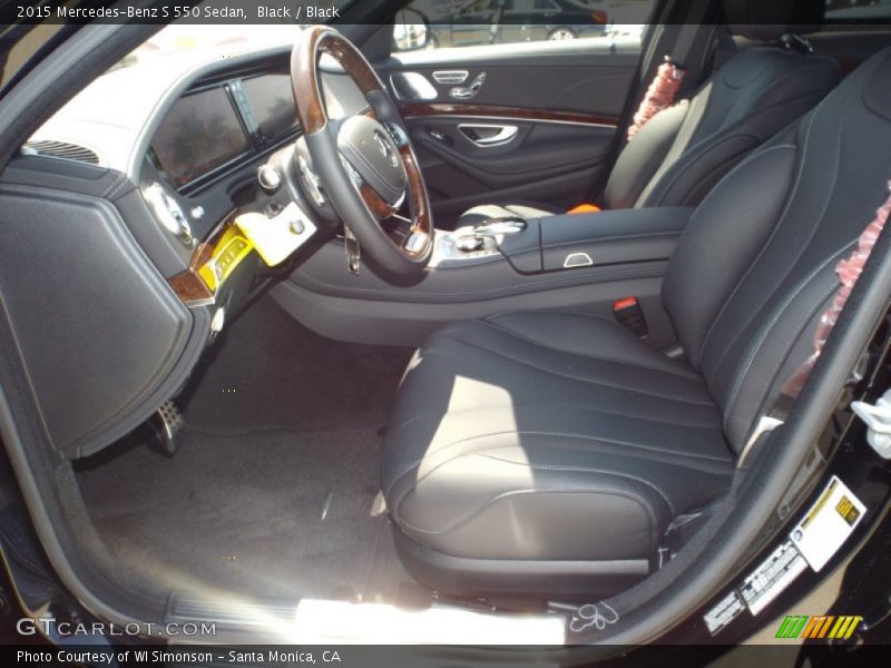 Black / Black 2015 Mercedes-Benz S 550 Sedan