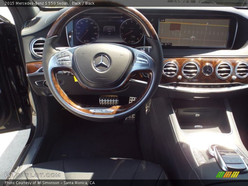 Black / Black 2015 Mercedes-Benz S 550 Sedan