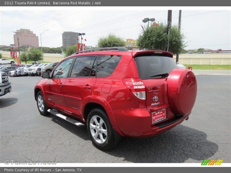 Barcelona Red Metallic / Ash 2012 Toyota RAV4 Limited