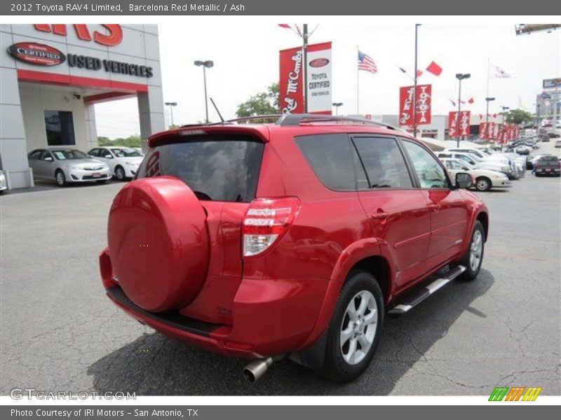 Barcelona Red Metallic / Ash 2012 Toyota RAV4 Limited