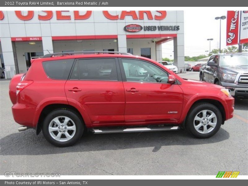 Barcelona Red Metallic / Ash 2012 Toyota RAV4 Limited