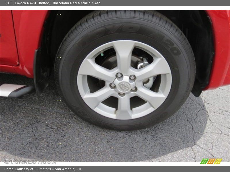 Barcelona Red Metallic / Ash 2012 Toyota RAV4 Limited