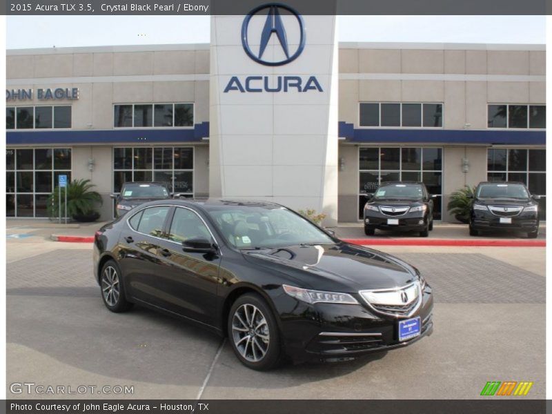Crystal Black Pearl / Ebony 2015 Acura TLX 3.5