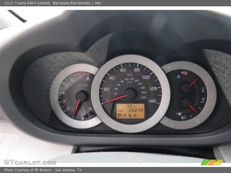 Barcelona Red Metallic / Ash 2012 Toyota RAV4 Limited