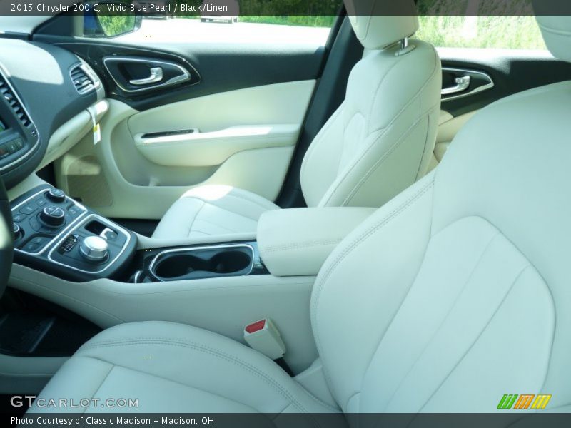 Vivid Blue Pearl / Black/Linen 2015 Chrysler 200 C
