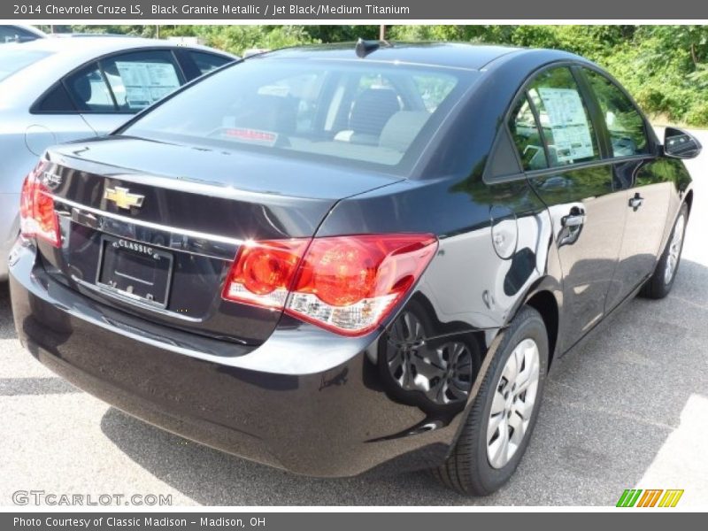 Black Granite Metallic / Jet Black/Medium Titanium 2014 Chevrolet Cruze LS