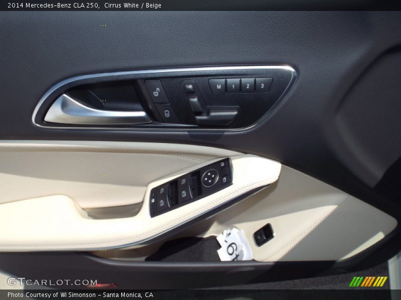 Cirrus White / Beige 2014 Mercedes-Benz CLA 250