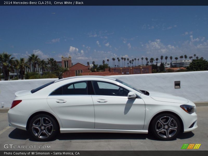 Cirrus White / Black 2014 Mercedes-Benz CLA 250