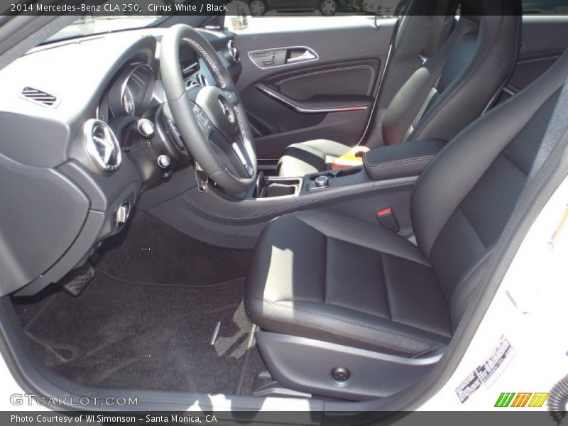 Cirrus White / Black 2014 Mercedes-Benz CLA 250