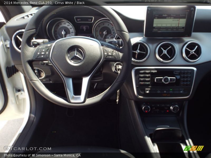 Cirrus White / Black 2014 Mercedes-Benz CLA 250