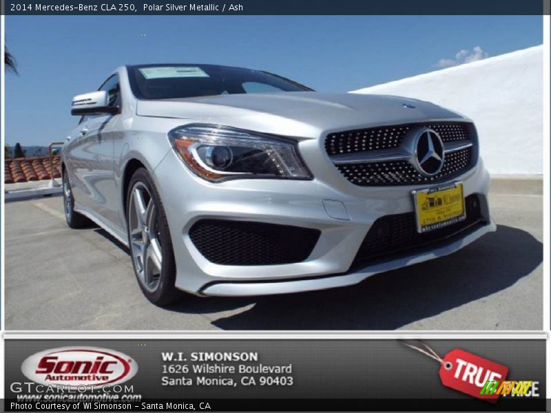 Polar Silver Metallic / Ash 2014 Mercedes-Benz CLA 250