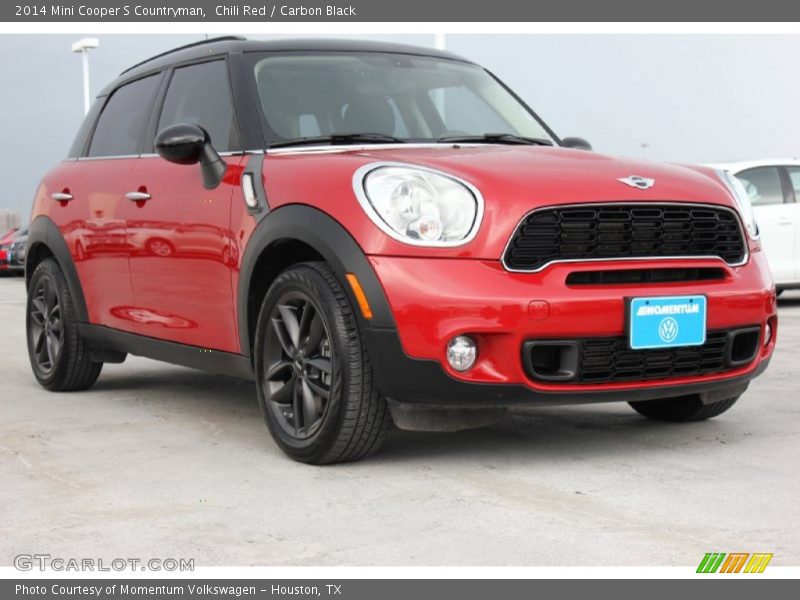 Chili Red / Carbon Black 2014 Mini Cooper S Countryman