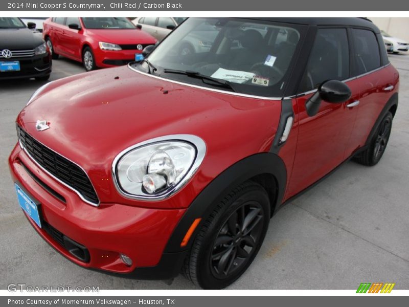 Chili Red / Carbon Black 2014 Mini Cooper S Countryman