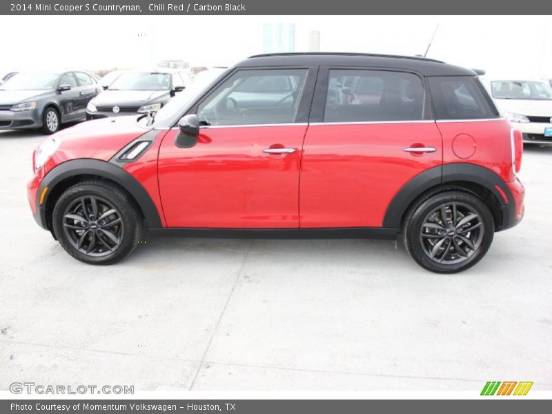 Chili Red / Carbon Black 2014 Mini Cooper S Countryman