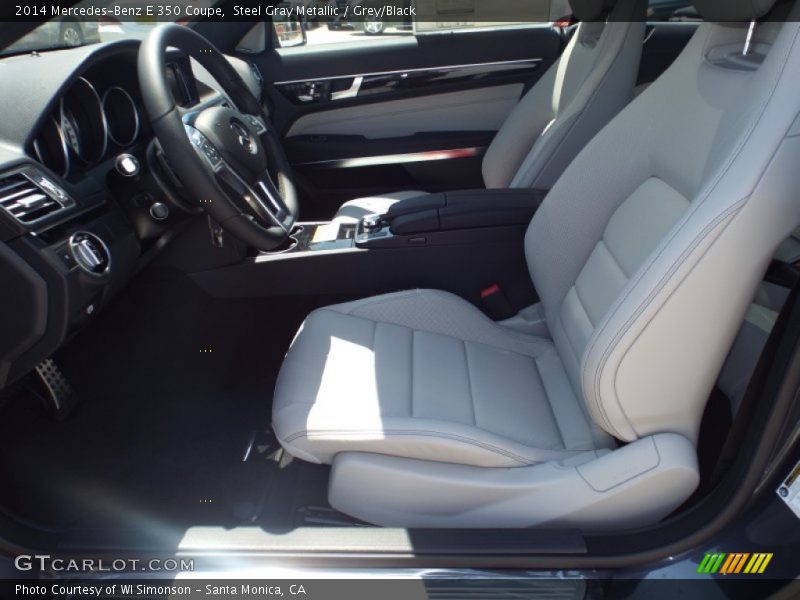  2014 E 350 Coupe Grey/Black Interior