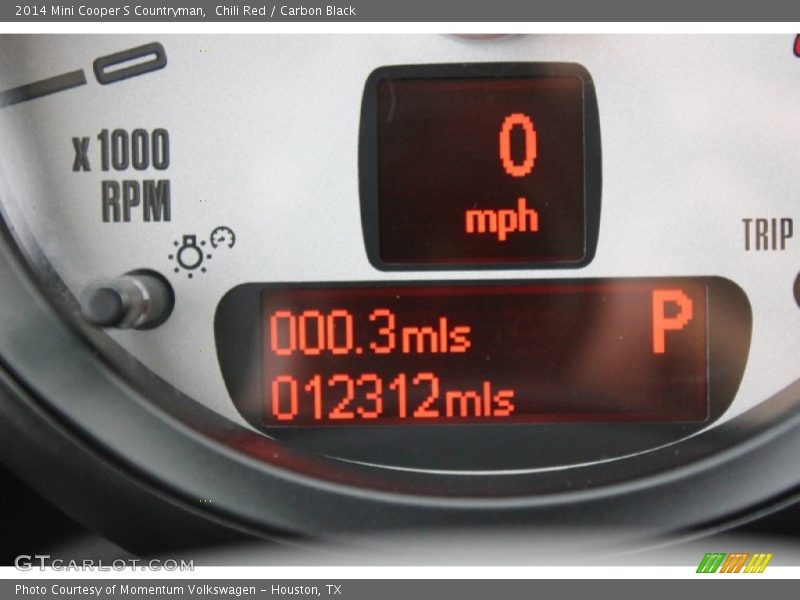 Chili Red / Carbon Black 2014 Mini Cooper S Countryman