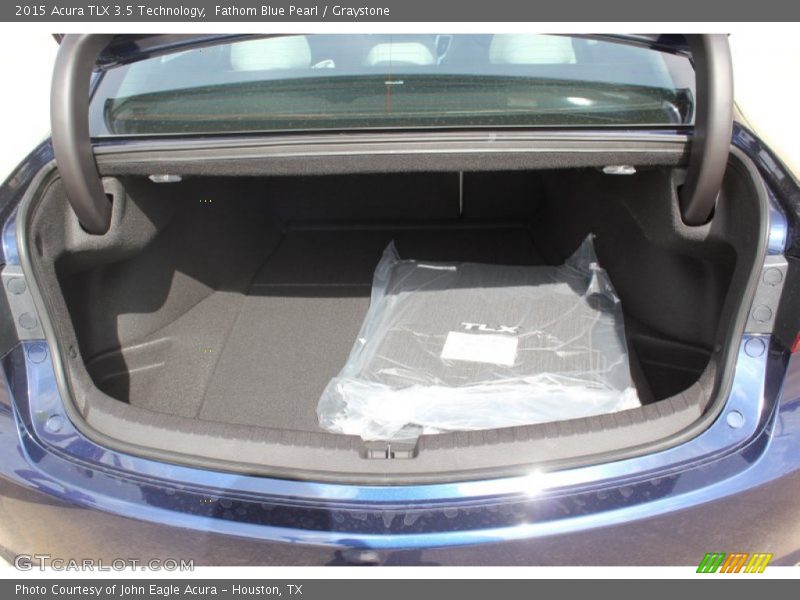 Fathom Blue Pearl / Graystone 2015 Acura TLX 3.5 Technology