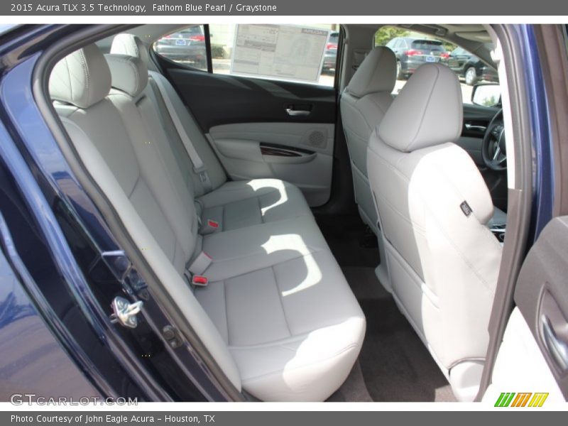 Fathom Blue Pearl / Graystone 2015 Acura TLX 3.5 Technology