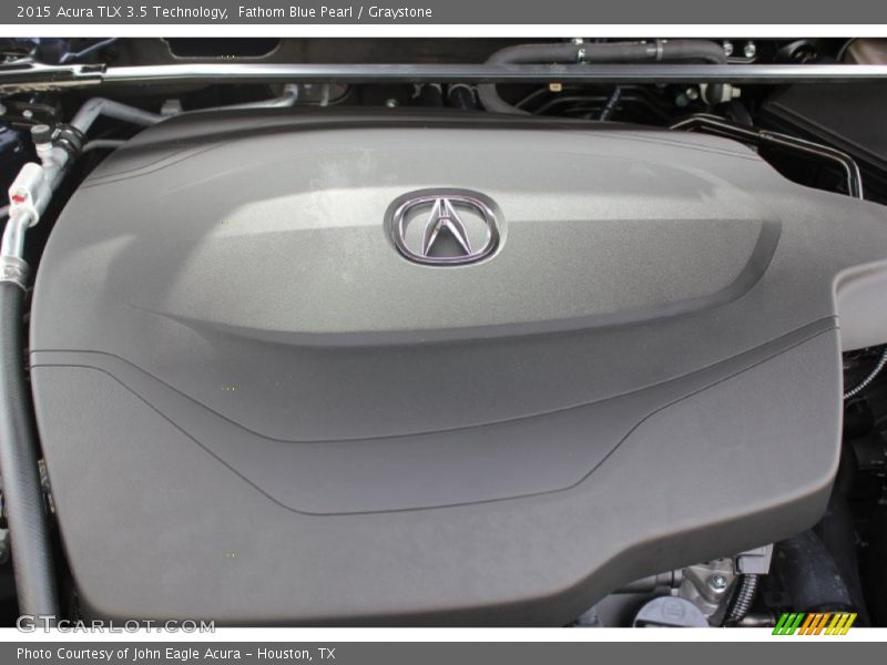 Fathom Blue Pearl / Graystone 2015 Acura TLX 3.5 Technology