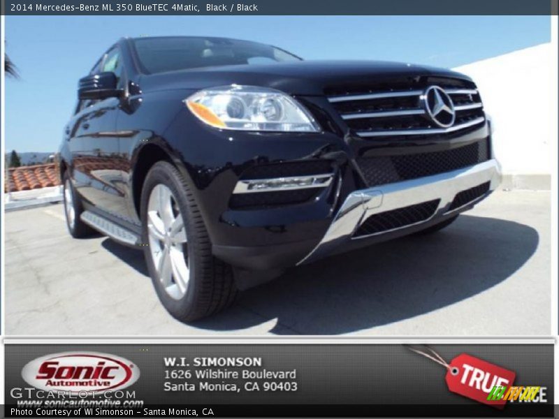 Black / Black 2014 Mercedes-Benz ML 350 BlueTEC 4Matic