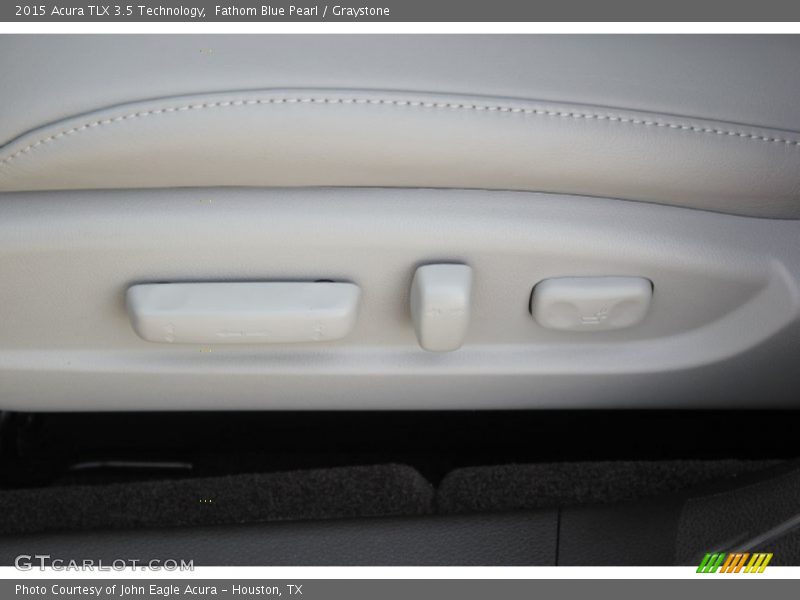 Fathom Blue Pearl / Graystone 2015 Acura TLX 3.5 Technology