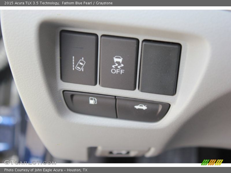 Fathom Blue Pearl / Graystone 2015 Acura TLX 3.5 Technology