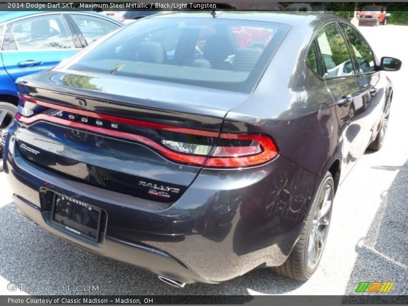 Maximum Steel Metallic / Black/Light Tungsten 2014 Dodge Dart SXT
