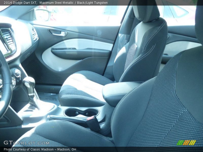 Maximum Steel Metallic / Black/Light Tungsten 2014 Dodge Dart SXT