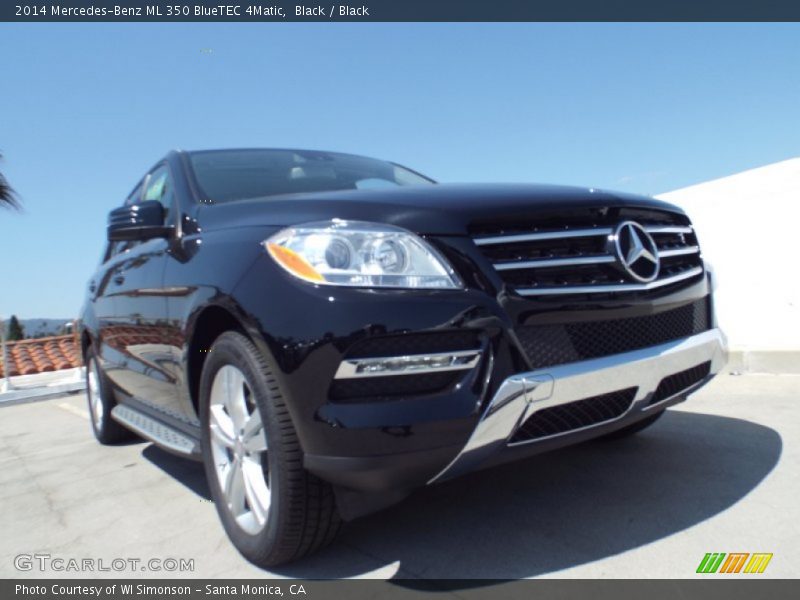 Black / Black 2014 Mercedes-Benz ML 350 BlueTEC 4Matic