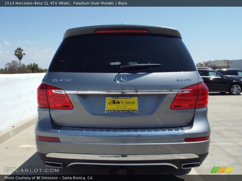 Paladium Silver Metallic / Black 2014 Mercedes-Benz GL 450 4Matic