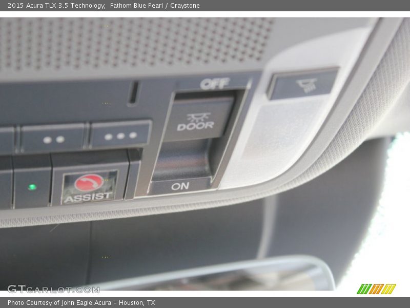 Fathom Blue Pearl / Graystone 2015 Acura TLX 3.5 Technology