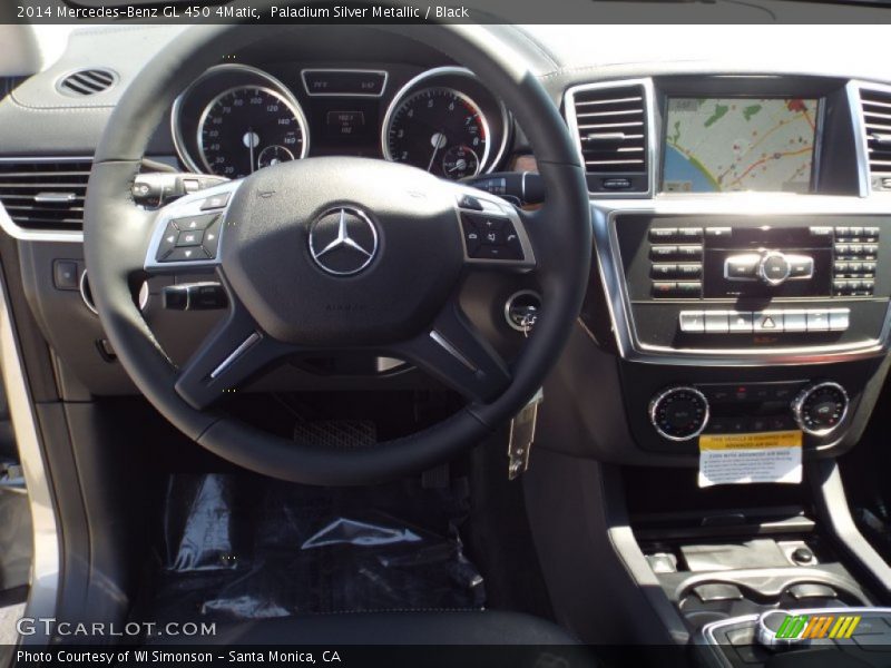 Paladium Silver Metallic / Black 2014 Mercedes-Benz GL 450 4Matic