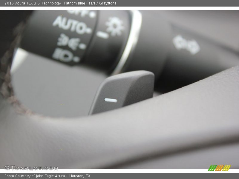 Fathom Blue Pearl / Graystone 2015 Acura TLX 3.5 Technology