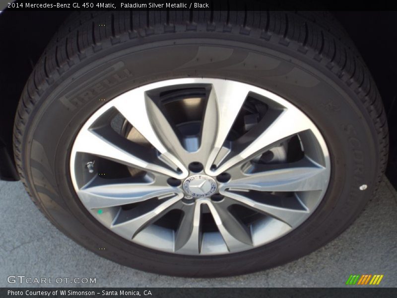 Paladium Silver Metallic / Black 2014 Mercedes-Benz GL 450 4Matic