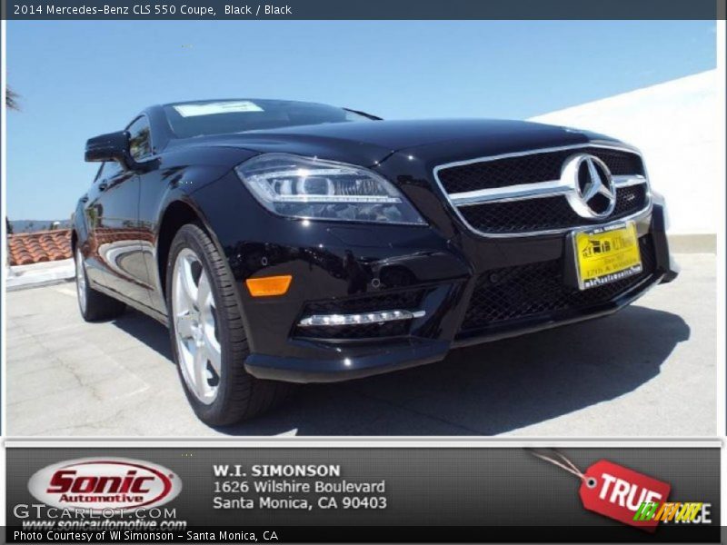 Black / Black 2014 Mercedes-Benz CLS 550 Coupe