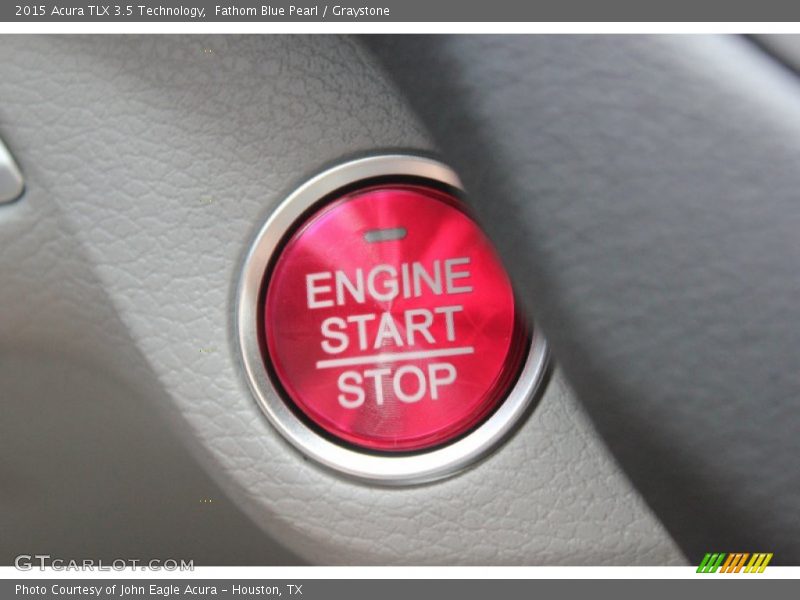 Fathom Blue Pearl / Graystone 2015 Acura TLX 3.5 Technology