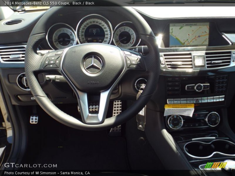 Black / Black 2014 Mercedes-Benz CLS 550 Coupe