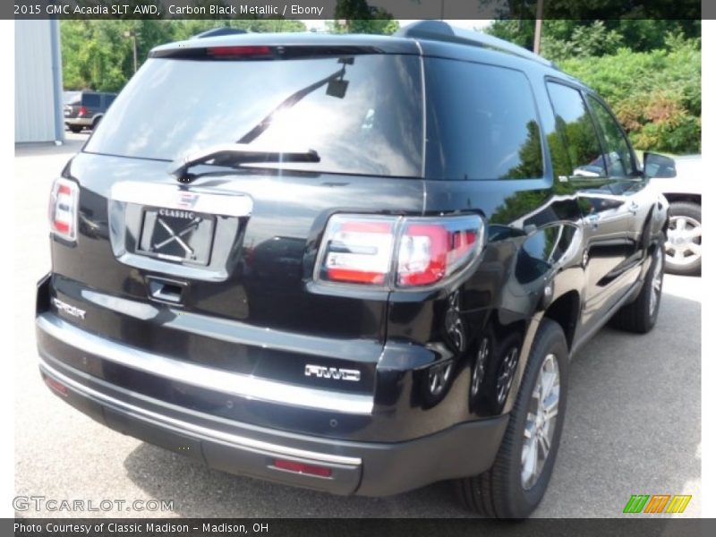 Carbon Black Metallic / Ebony 2015 GMC Acadia SLT AWD