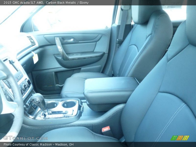 Carbon Black Metallic / Ebony 2015 GMC Acadia SLT AWD