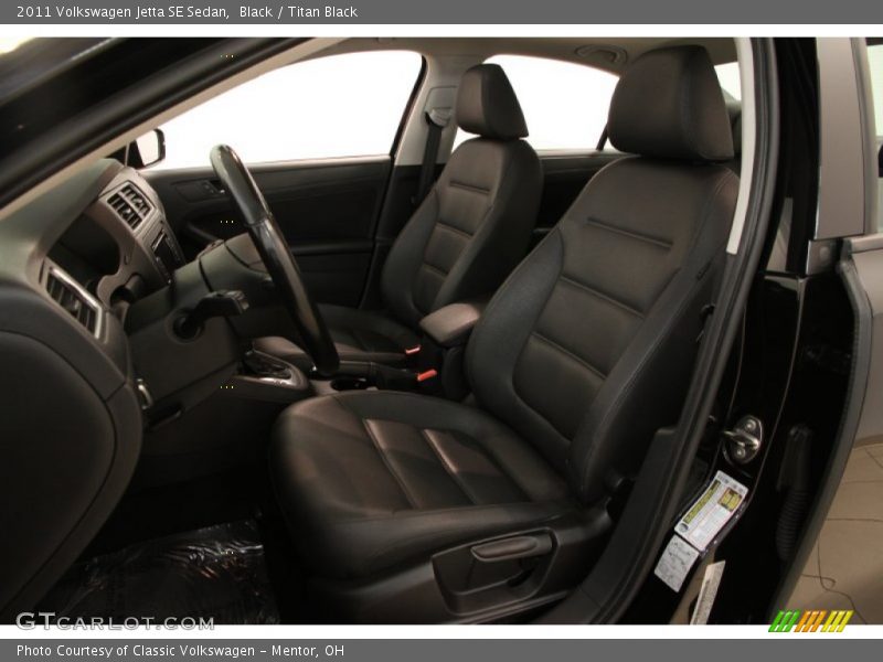 Black / Titan Black 2011 Volkswagen Jetta SE Sedan
