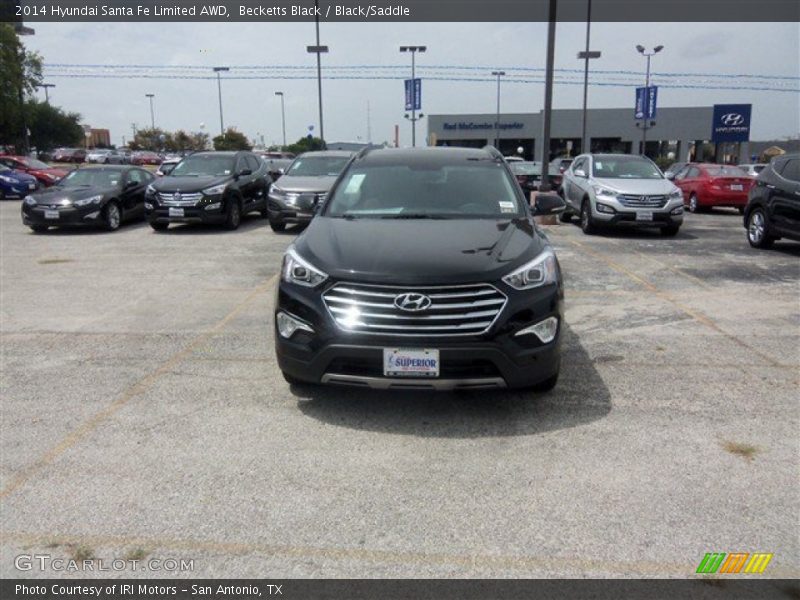 Becketts Black / Black/Saddle 2014 Hyundai Santa Fe Limited AWD