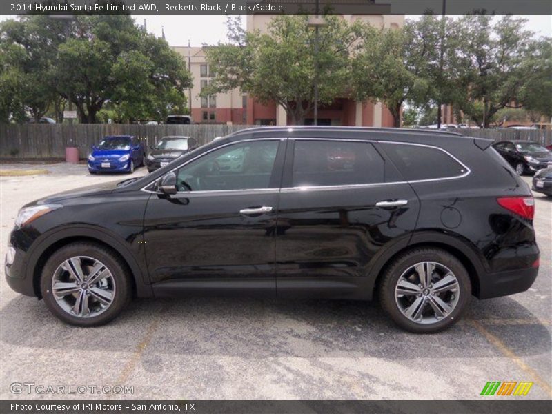 Becketts Black / Black/Saddle 2014 Hyundai Santa Fe Limited AWD