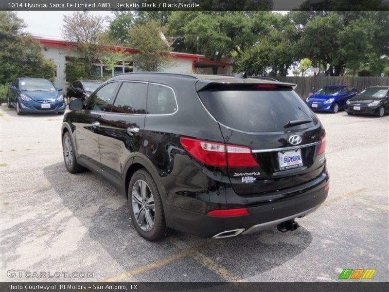 Becketts Black / Black/Saddle 2014 Hyundai Santa Fe Limited AWD