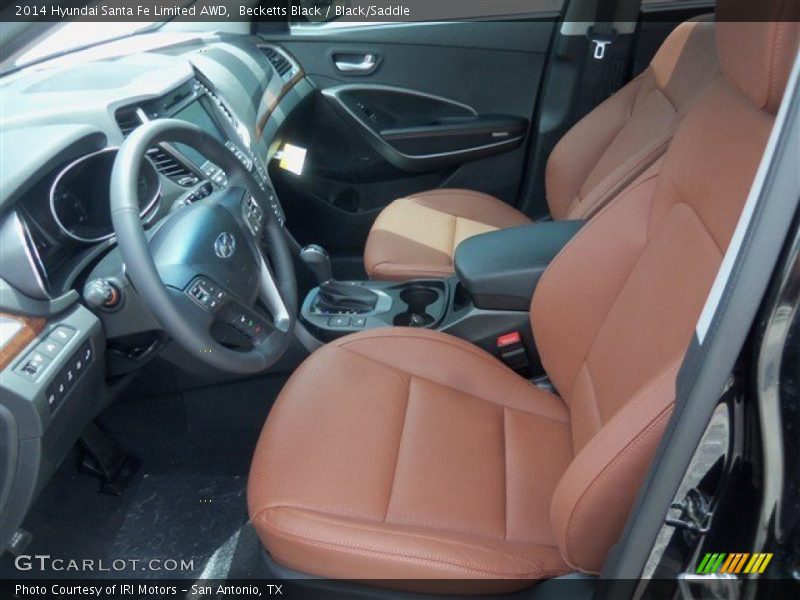 Front Seat of 2014 Santa Fe Limited AWD