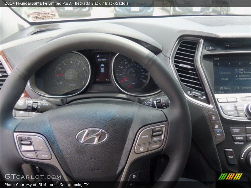 Becketts Black / Black/Saddle 2014 Hyundai Santa Fe Limited AWD