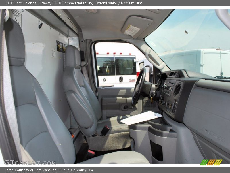 Oxford White / Medium Flint 2010 Ford E Series Cutaway E350 Commercial Utility